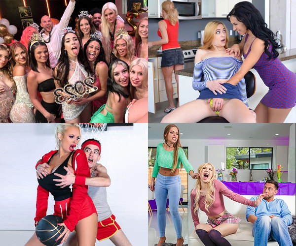 ¡LAS CHICAS DESNUDAS NO PUEDEN CONTROLAR SU LUJURIA!