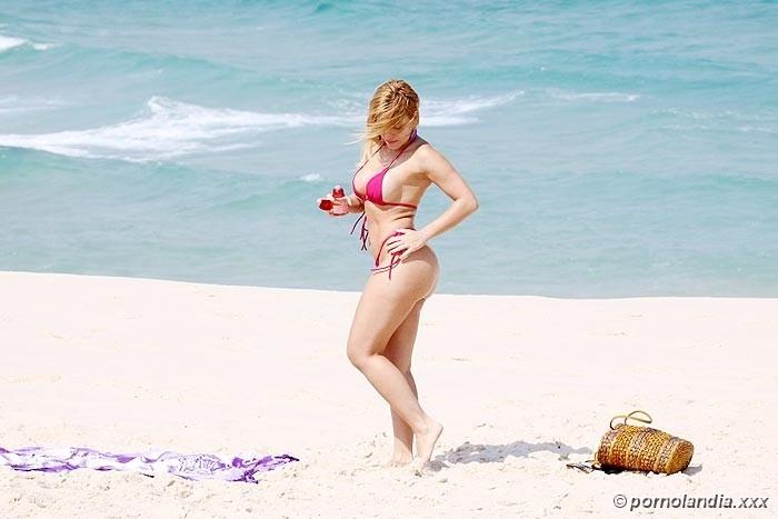 Fernanda Abraão de Bíquini en la playa Carioca - Foto 172790