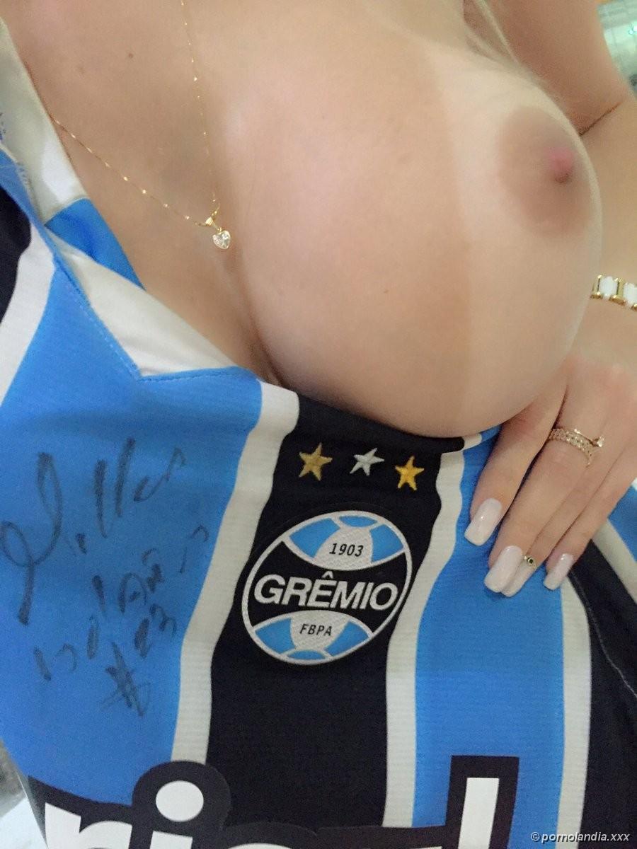 Hot Fan de Grêmio cayó en la red desnuda - Foto 125500